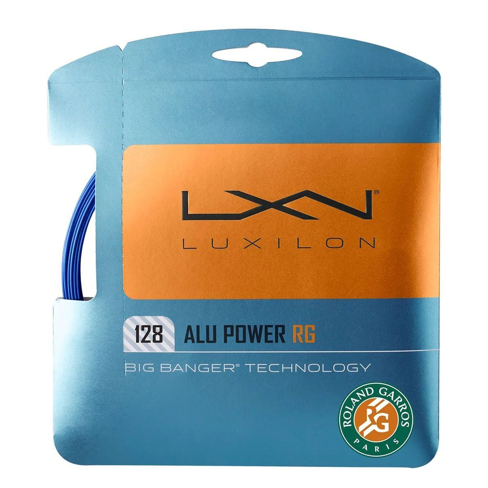 Струны для тенниса LUXILON ALU POWER ROLAND GARROS BLUE 128 Сеты (1 натяжка) 12.2 м