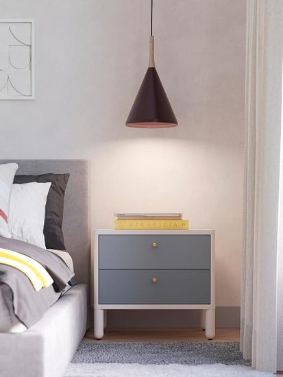 Светильник подвесной mango kart, D25х42 см, сиреневый