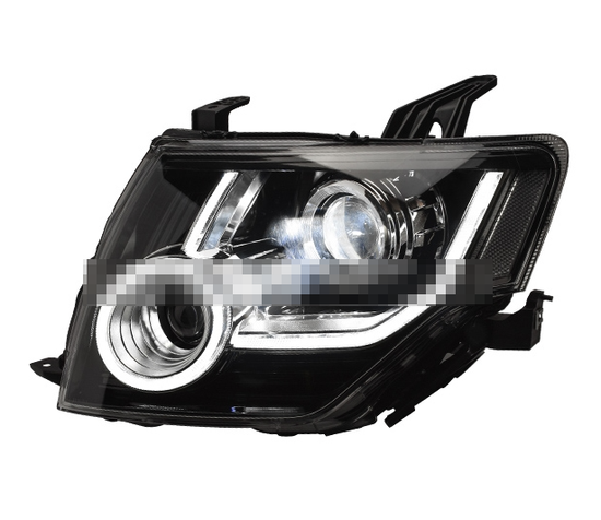 Передние фары Мицубиси Паджеро 4 V93 V97 2006 - 2021 V1 type [Комплект Л+П; Светодиодные; Динамичный поворотник]