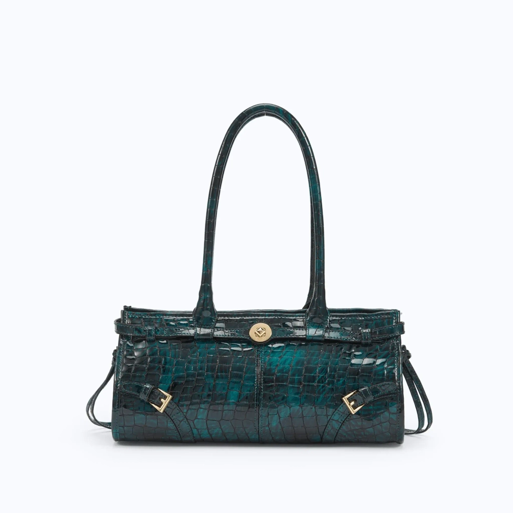 MANC КОЖАНАЯ СУМКА "BABY JANE", ИЗУМРУДНЫЙ