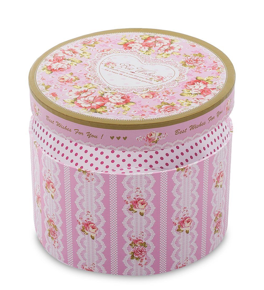 WF-41-B Набор коробок из 3шт «С наилучшими пожеланиями» цв.розовый