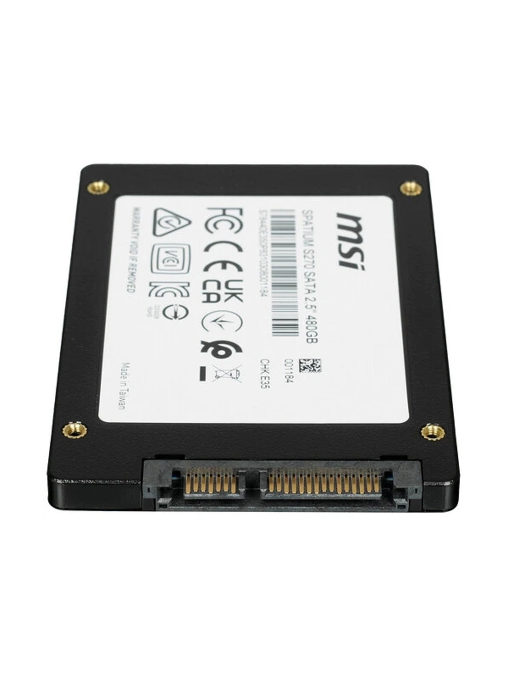 SSD MSI 480GB SATA 2.5” SPATIUM S270 S78-440E350-P83