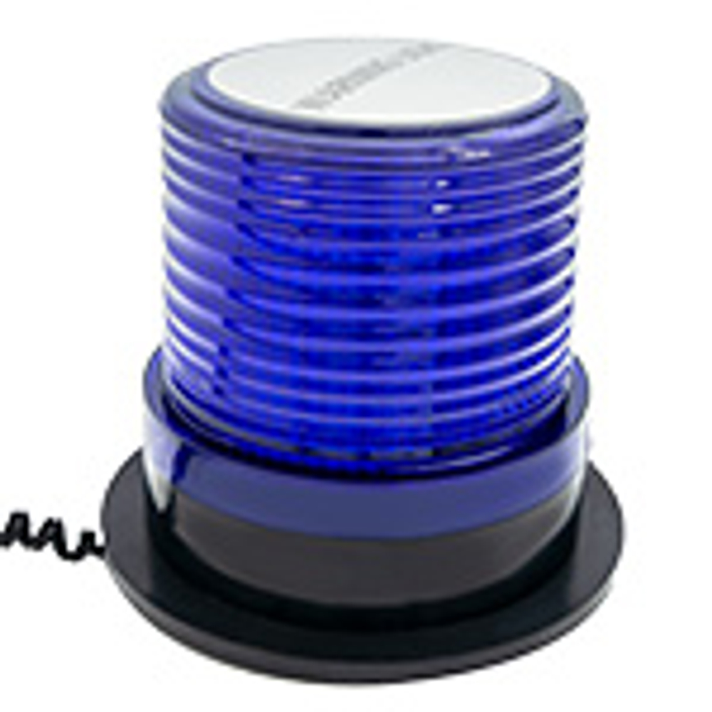 Мигалка-стробоскоп Синяя 10-30V 30Led (11.5*13см) 5W на магните C2R #JSD-018