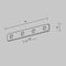 Комплект прямых соединителей Maytoni Technical Exility Busbar (4 шт) TRA034D-C-42S