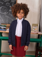 Бомбер для девочки SCHOOL синий