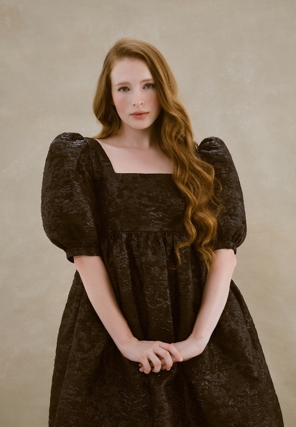 Royal black dress