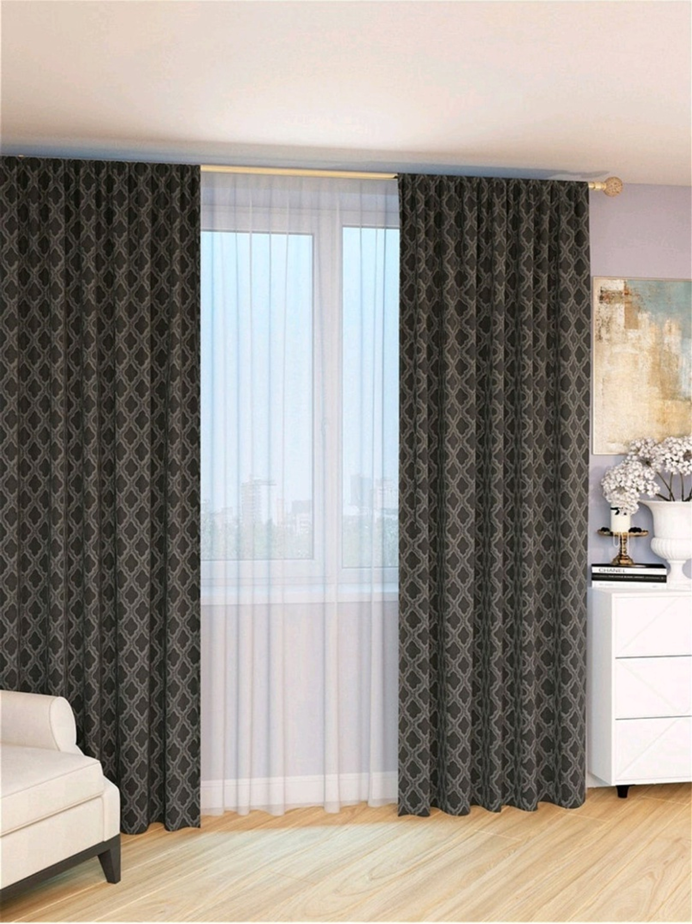 Портьерная ткань "Марокко"