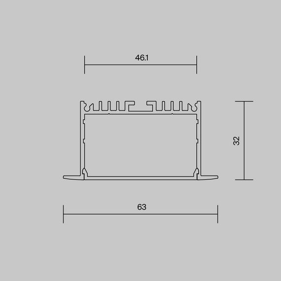 Алюминиевый профиль Maytoni Led Strip 632004