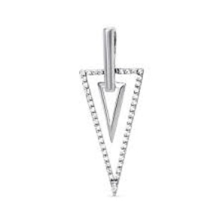 Подвеска из золота с фианитами