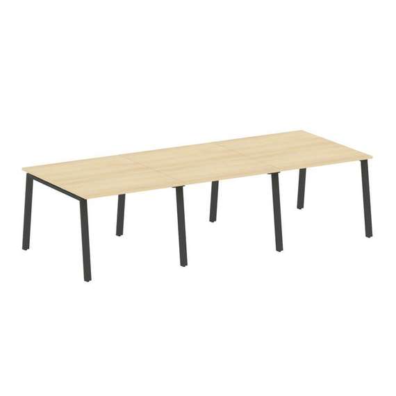 Метал Систем Переговорный стол (3 столешницы) на А-образном м/к БА.ПРГ-3.1