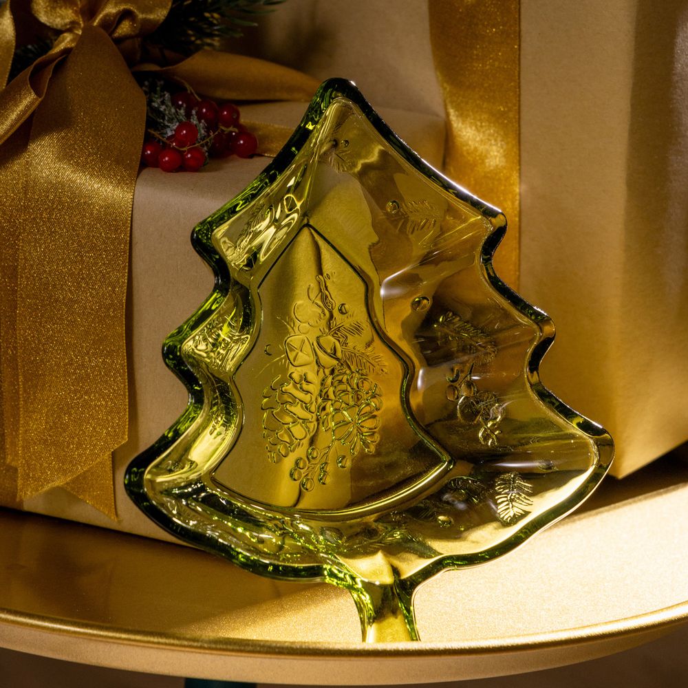 БЛЮДО СЕРВИРОВОЧНОЕ "CELEBRATION" В ФОРМЕ ЕЛКИ, 19*17*4,5 СМ