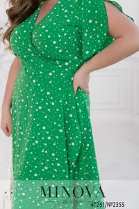 Платье 2355-салатовый Minova