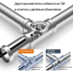 jingleszcn Поворотный эндоскоп 2 Камеры 8.5мм/поворот 360 /HD 1080P автомобильная камера Кабель 1 м Android,IOS