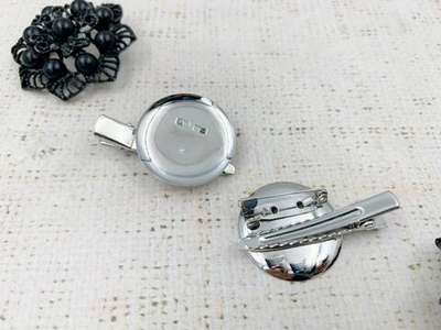 Заготовка для броши, d 3 см