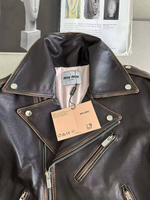 Кожаная куртка MIU MIU
