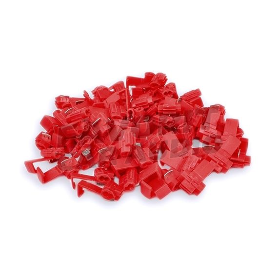 Клемма AURA ATJ-1500 гильотина 0,5-1,5мм красная (100)