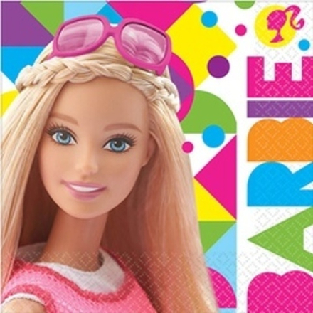 Салфетка, Барби 33см 16шт