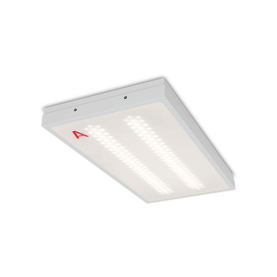 Светильник ЧИСТЫЙ ОФИС ДВО03-242 с БАП EM1 18Вт 4000К IP54 Микропризма 2200лм 595х295х48мм WOLTA PRO