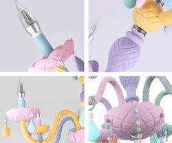 Kink Light 074175-6 Люстра Астрид мультиколор