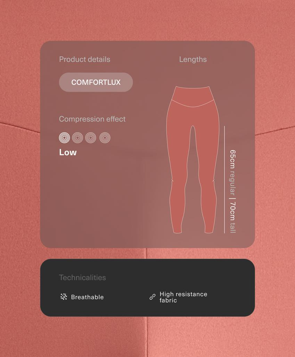 OYSHO Легинсы Comfortlux длиной до щиколотки с высокой посадкой, оранжево-розовый