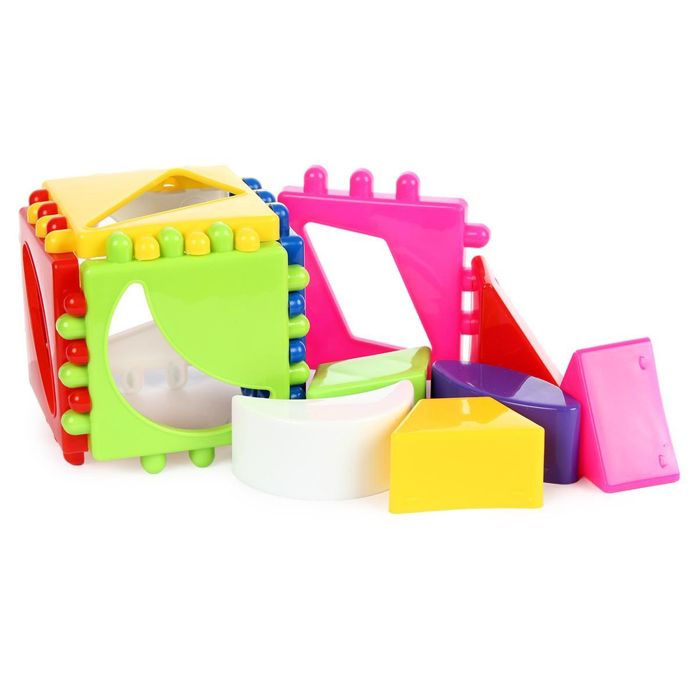 Логический кубик мал. 8х8х8см. (Стеллар)