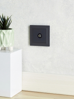 BRITE Розетка TV оконечная РТВ11-0-БрГ графит IEK