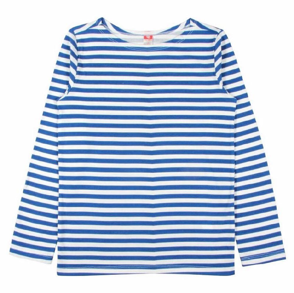 Тельняшка детская голубая полоса  (Футер 2-х нитка)