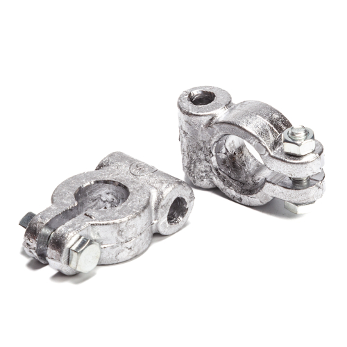 Клеммы АКБ (+/-) свинцовые, М6, под опрессовку