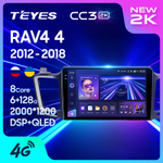 Teyes CC3 2K 10,2"для Toyota RAV4 2012-2018