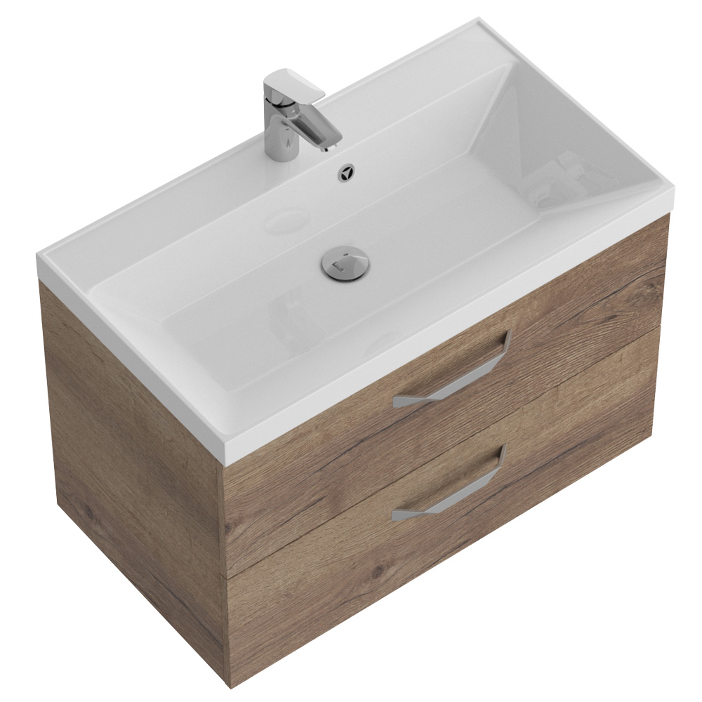 Тумба с раковиной BelBagno AURORA-800-2C-SO-RT