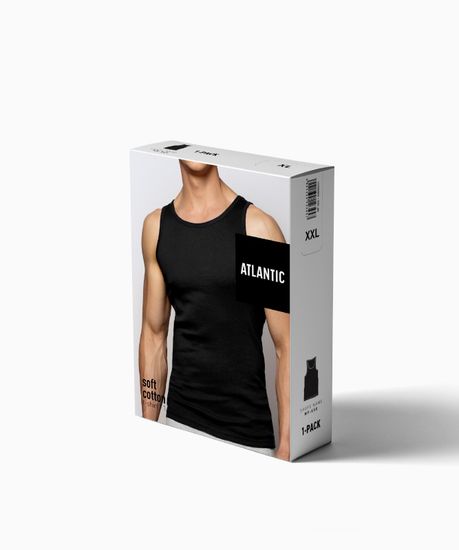 Майка мужская классическая Atlantic BMV-046 черная