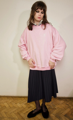 Толстовка, розовый с принтом "Котики"