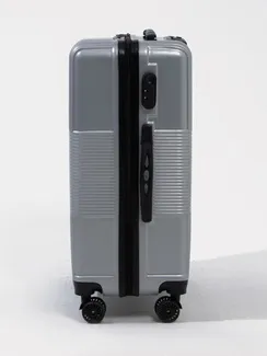 Чемодан маленький 24" кодовый замок, цвет серебряный