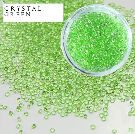 Zoo 1029 Хрустальная крошка светло-зеленая 1000 шт