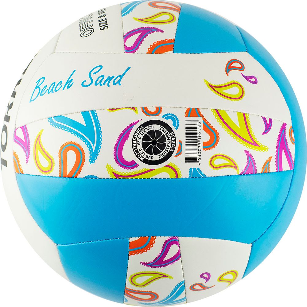 Мяч для пляжного волейбола TORRES Beach Sand Blue V32095B, размер 5
