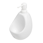 Диспенсер для мыла с подставкой для губки joey, 590 мл, белый