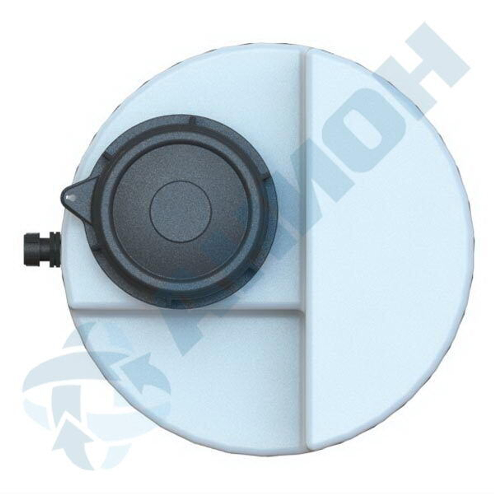 Дозировочный контейнер для дизельного топлива со сливом Анион 60 л. вертикальный (465x465x595см;белый) - арт.559447