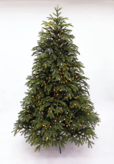 Ель Коттеджная 230 см., 800 LED лампы, литая хвоя+пвх, TreeDeLux (70052)