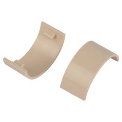 Соединитель ЭРА C-KK-20-12-B на стык для полукруглого кабель-канала бежевый 20х12мм 2шт/комплект