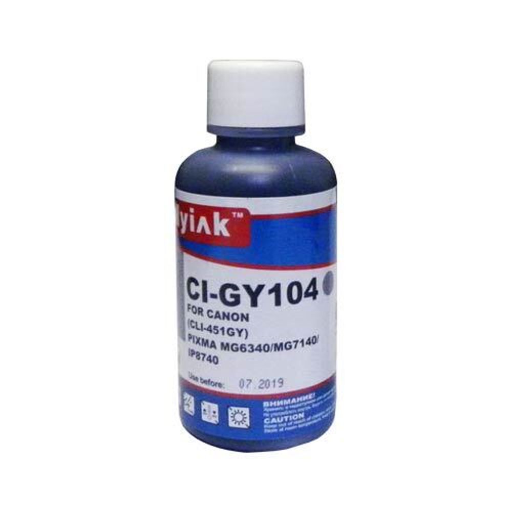 Чернила для CANON CLI-451GY (100мл, grey, Dye) CI-GY104 Gloria™ MyInk