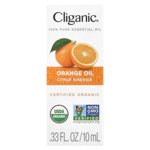 Cliganic, 100% чистое эфирное масло, апельсиновое масло, 10 мл (0,33 жидк. Унции)