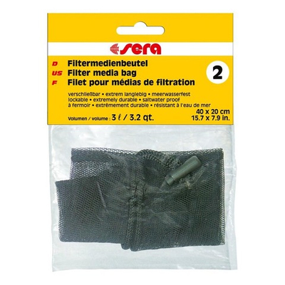 Sera Filter Media Bag 2 - сменный мешок для фильтрующих материалов 3л, 40х20 см