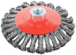 Корщетка-колесо для УШМ, 125 мм, М14 FIT IT 39116