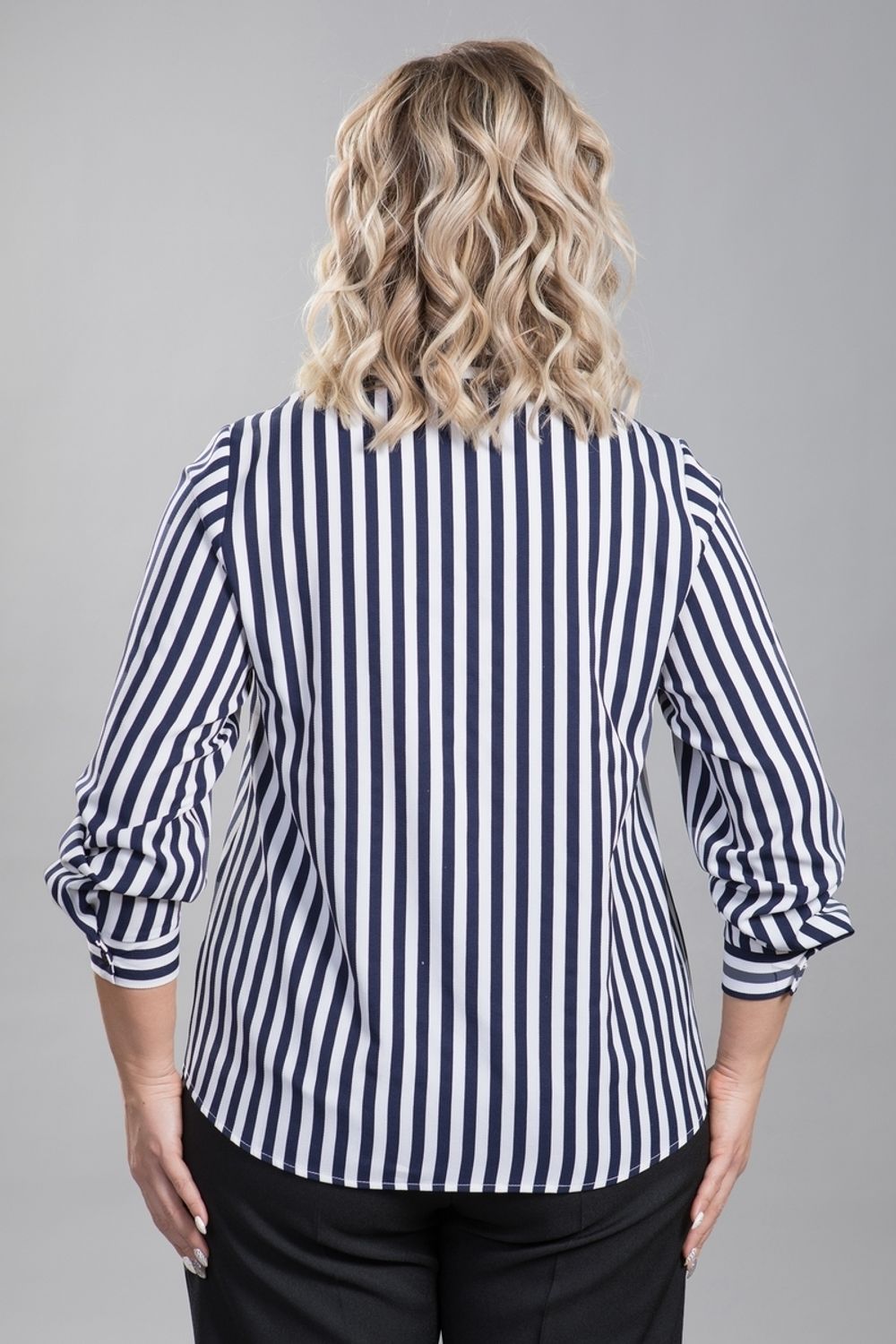 Блузка 1172 синие полоски Novita (Акция)