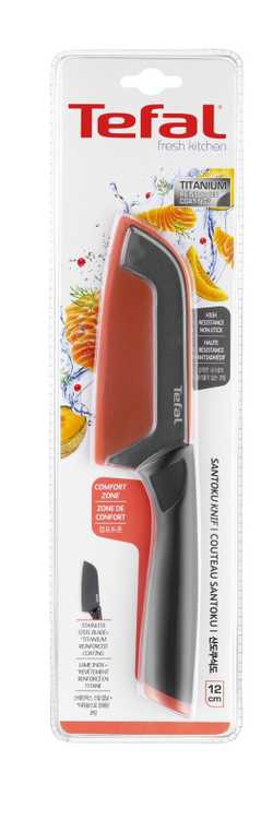 Нож сантоку 12 см. Tefal Fresh Kitchen K1220104