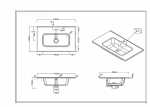 Тумба с раковиной BelBagno KRAFT 39 60 белая матовая