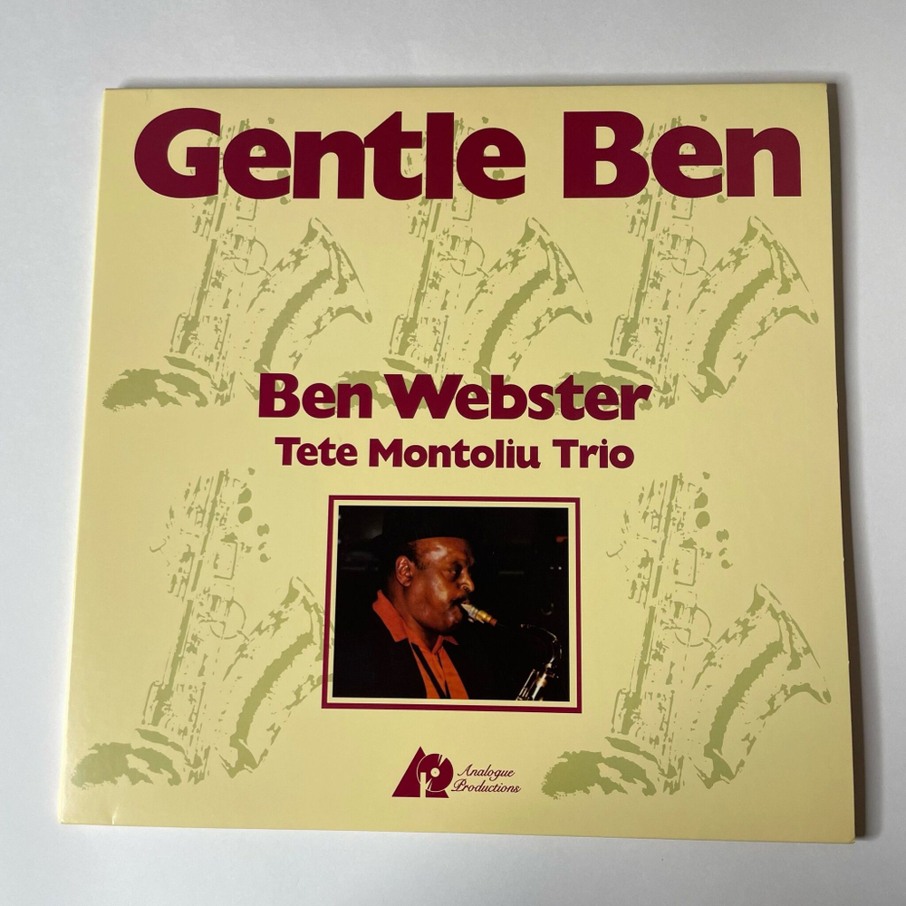 Винтажная виниловая пластинка LP Ben Webster, Tete Montoliu Trio Gentle Ben (USA 2011) Analogue Productions