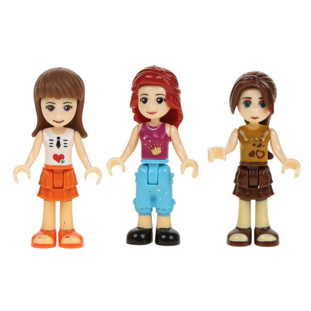 Конструктор блочный Аусини для девочек, коробка 24815