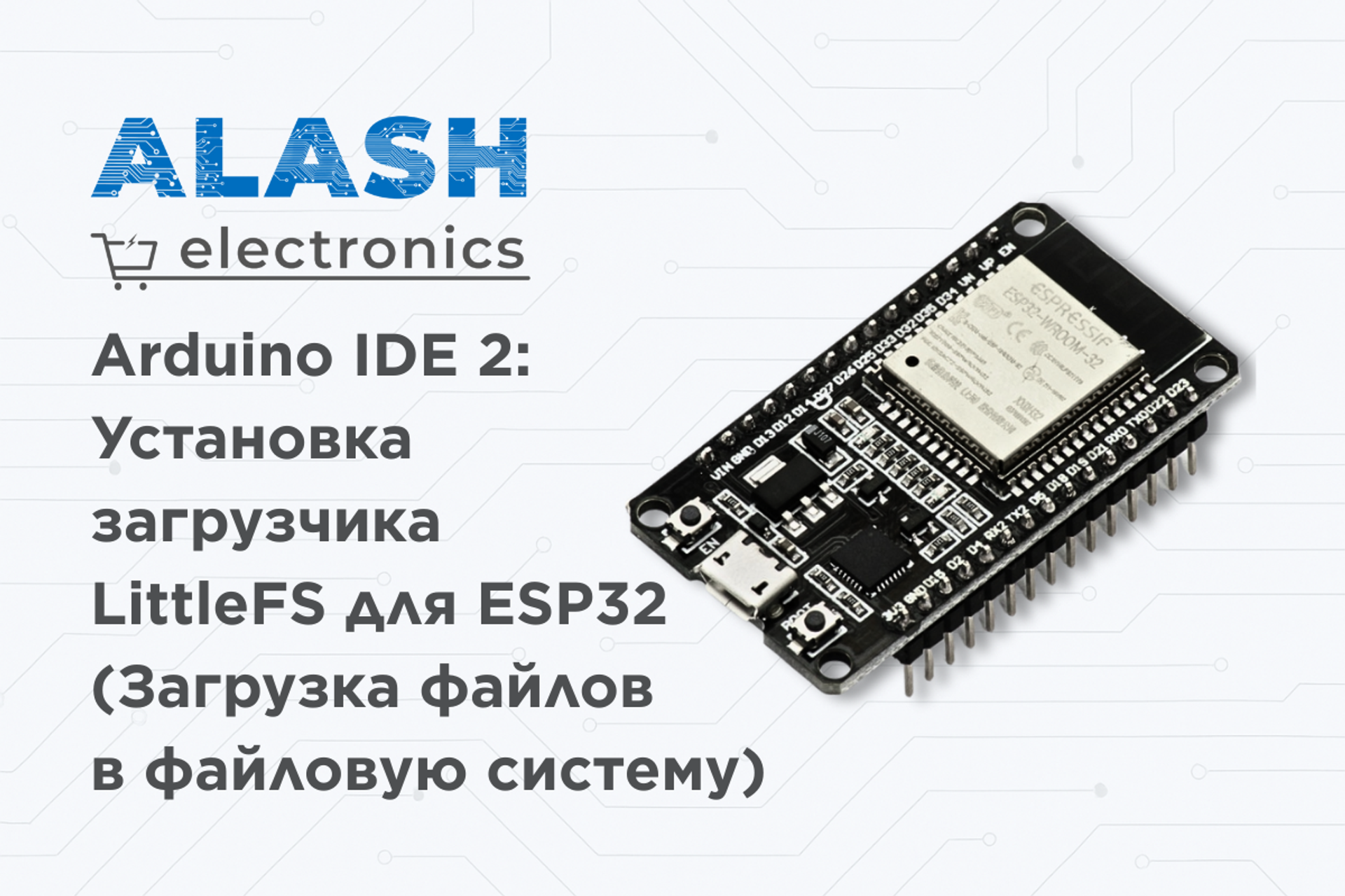 Arduino IDE 2: Установка загрузчика LittleFS для ESP32 (Загрузка файлов в файловую систему)
