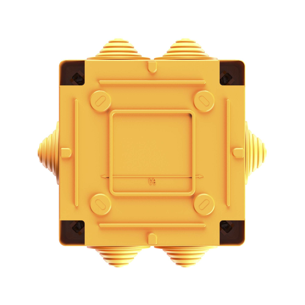 Коробка пластиковая FS с кабельными вводами и клеммниками, IP55, 100х100х50 мм, 5р, 450V, 20A, 10 мм2